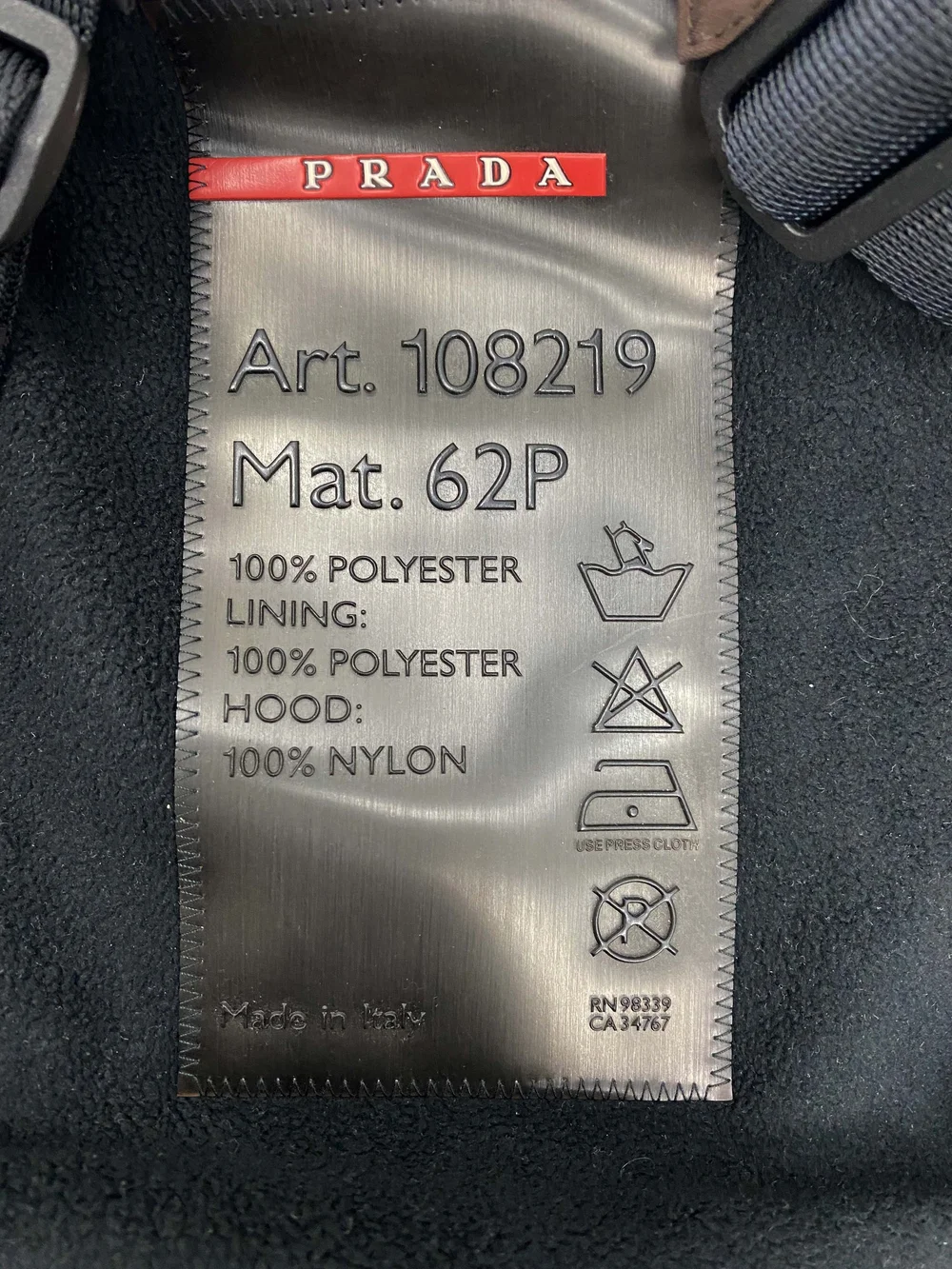 Prada Sport harness puffer jacket — JAMES VELORIA
